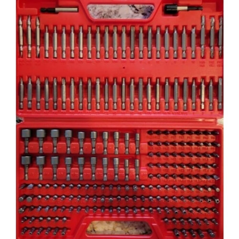 214 Piece Screwdriver Bit Set S2 Steel Drill bit set Power Bit Set with Security